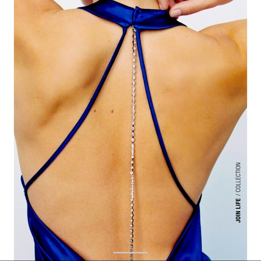 Blue Jewel Zara Chain Dress